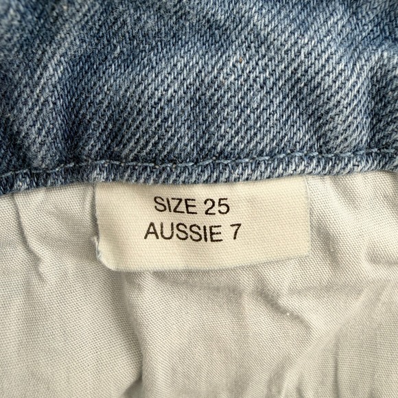 Rolla Slim Sailor Straight Leg Pants in Medium Wash Denim Size 25 - Picture 10 of 13